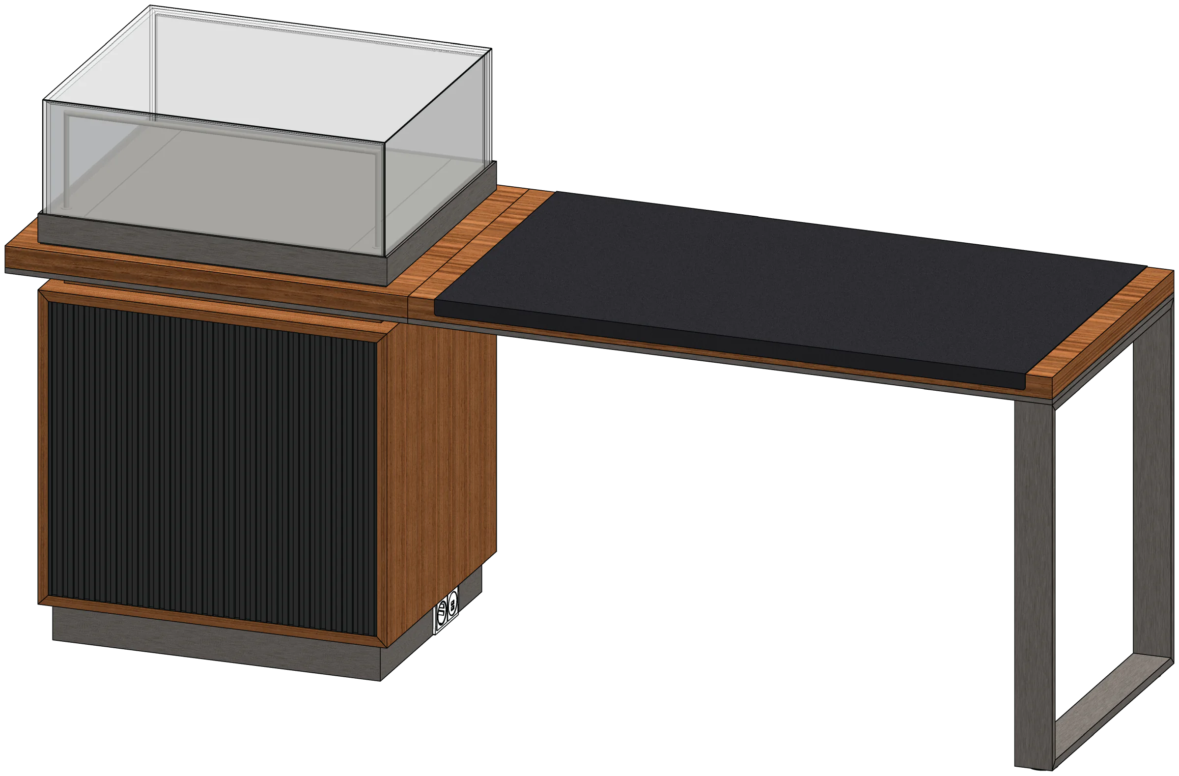 Vitrine Counter Table, SolidWorks model