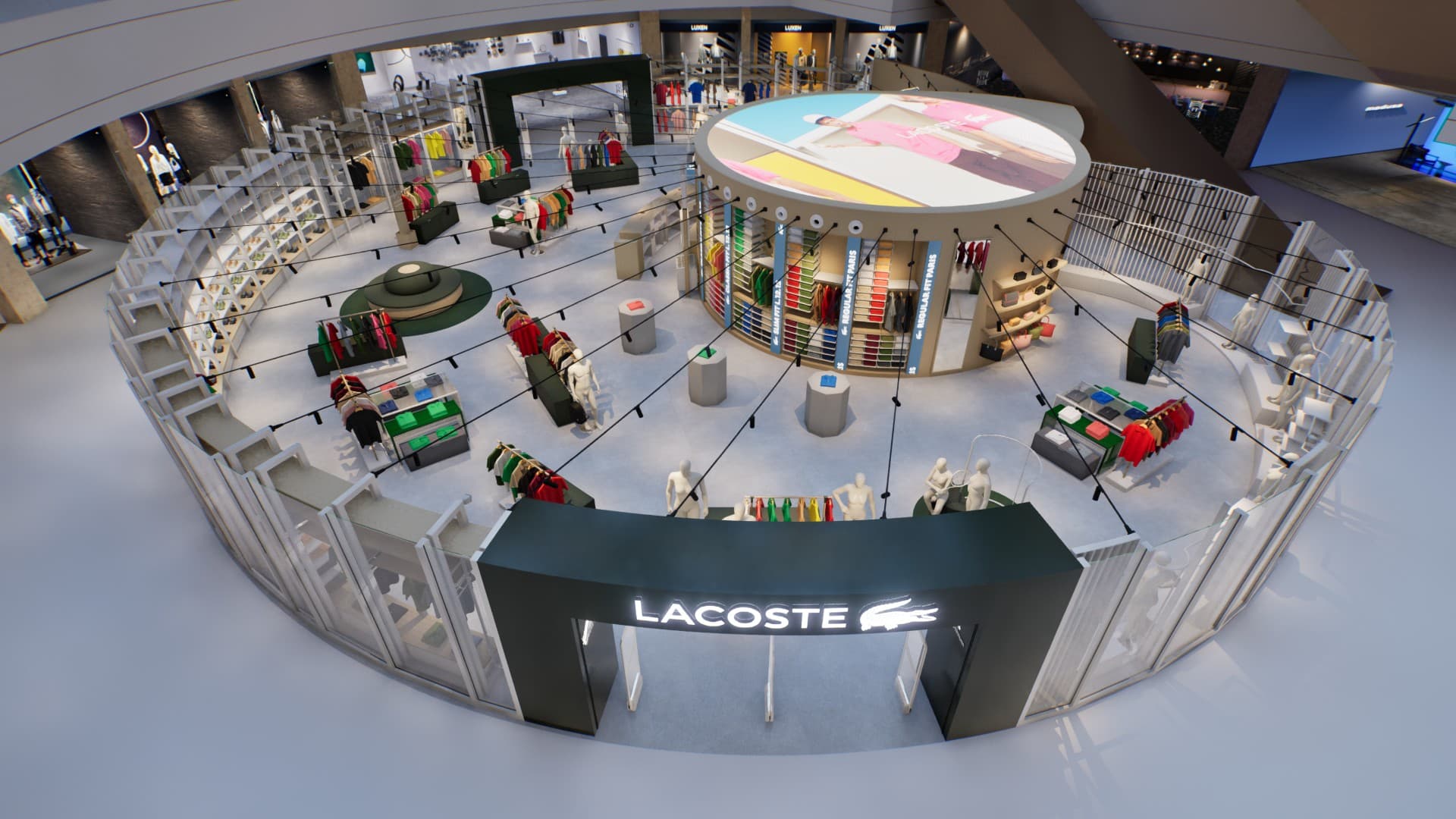 Lacoste Izmir Optimum, real-time retail environment