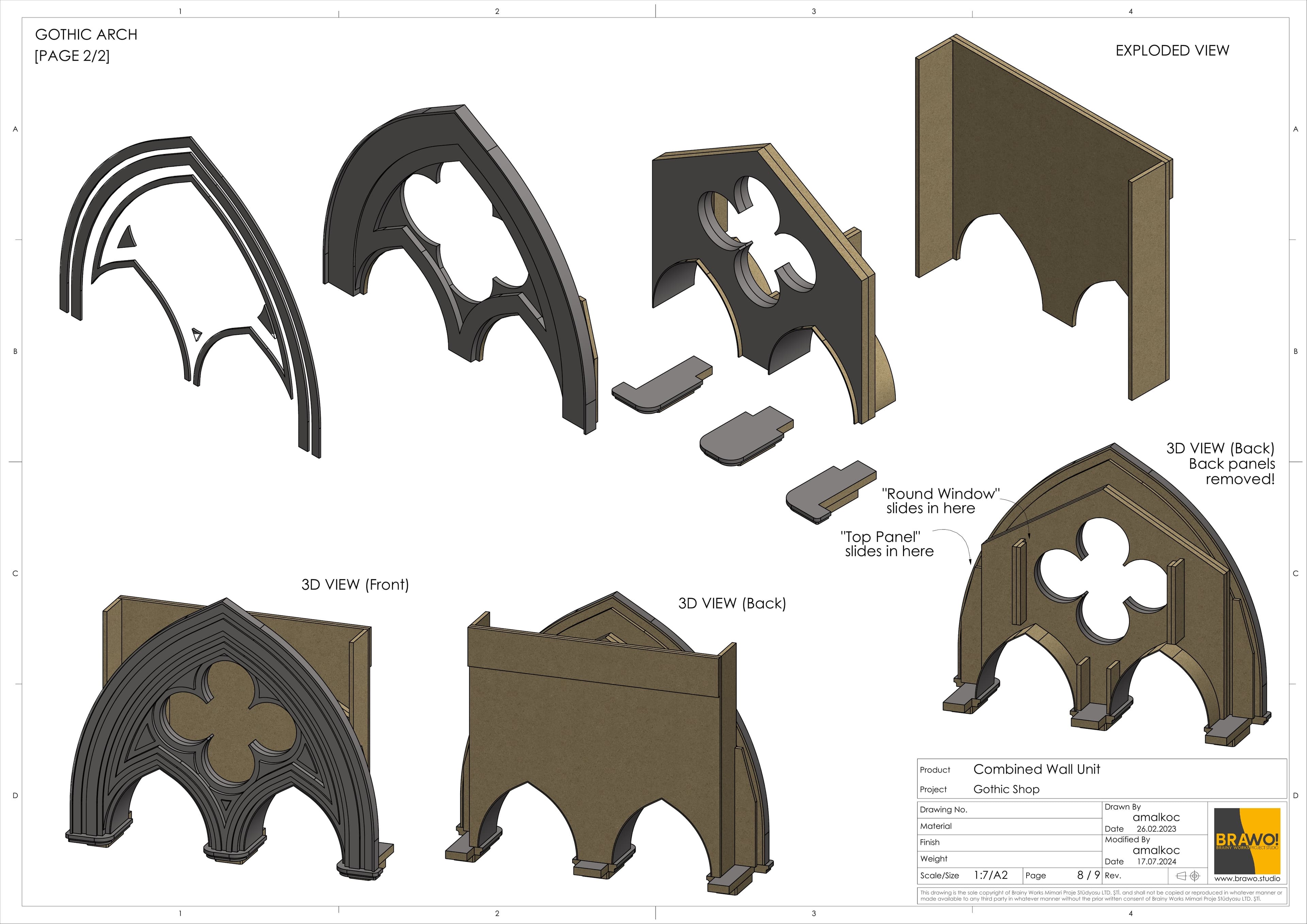 Production engineering, SolidWorks assembly detailing